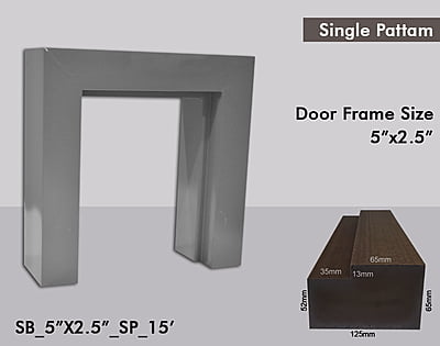 WPC Door Frame 5" X 2.5" WPC Door Frame 5" X 2.5"