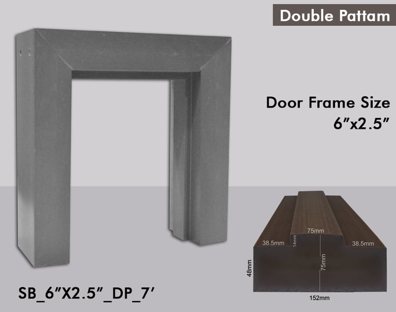 WPC Door Frame 6" X 2.5"