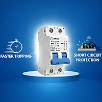 Sibass 16A 2-Pole DC MCB β 500V