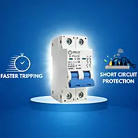 Sibass 20A 2-Pole DC MCB β 500V