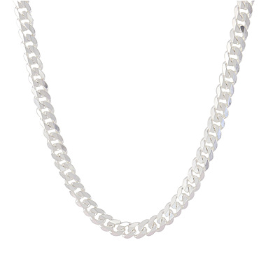 Sterling Silver Men's Curb Chain