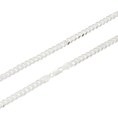 Sterling Silver Men's Curb Chain