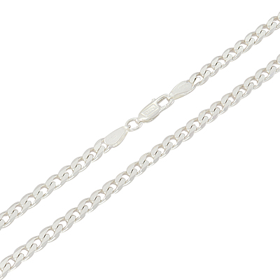 Sterling Silver Men's Curb Chain