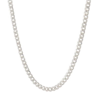 Sterling Silver Men's Curb Chain