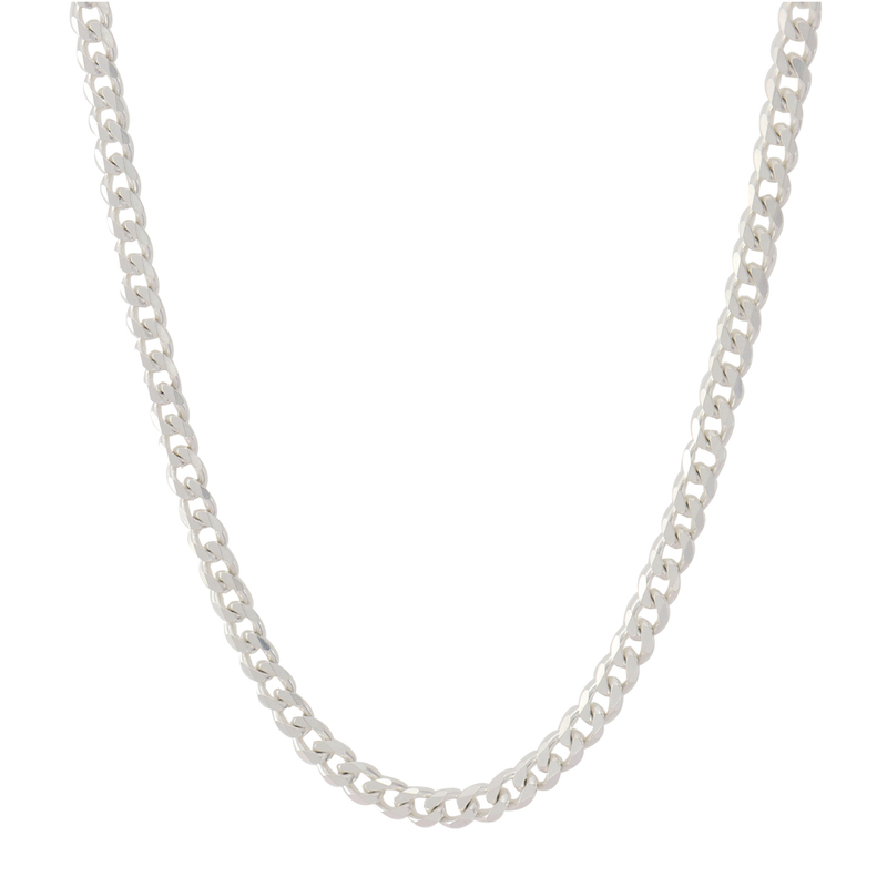 Sterling Silver Men's Curb Chain