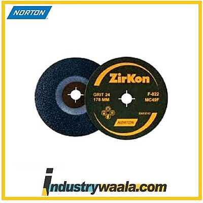 Norton 4 Inch 24 GRIT ZCP31 Zirkon Coated Disk Gold Plus Sander Disc (Pack Of 20 Pcs)