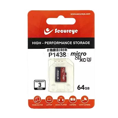 SECUREYE MICRO SD 64GB ULTRA CLASS 10