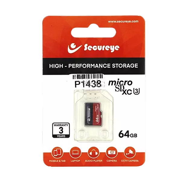 SECUREYE MICRO SD 64GB ULTRA CLASS 10