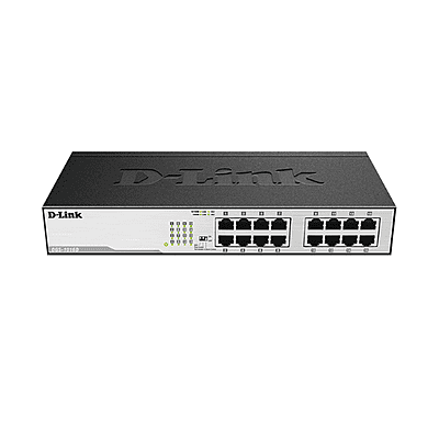 D-Link DGS-1016D 16-Port Gigabit Unmanaged Desktop Switch