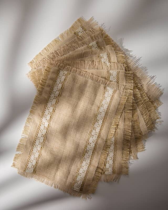 SET OF 6 JUTE TABLE MATS
