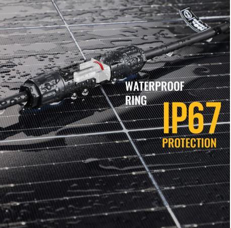 1 Pairs Solar Connectors Y Branch Parallel Adapter Cable Wire Plug for Solar Panel