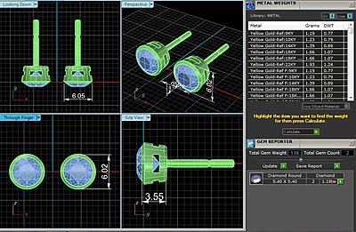 Tara Crown Glow – Halo Diamond Studs