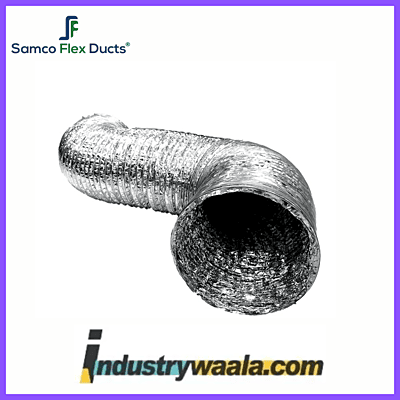 Samco Flex Ducts Uninsulated Flexible Duct Per 7.5 mtr 10 Inch