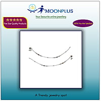 Silver Multicolour Fancy Women Anklet