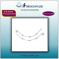 Silver Small Balls Fancy Women Anklet