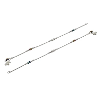 Multicolor Fancy Women Anklet - 10.5 in
