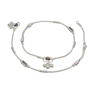 Silver Designing Fancy Anklet