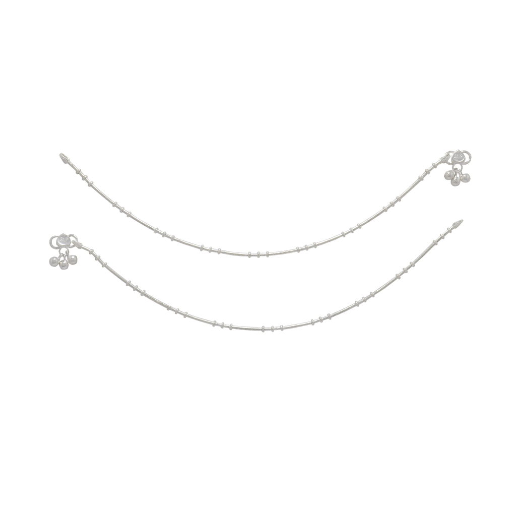 Silver Small Balls Anklet
