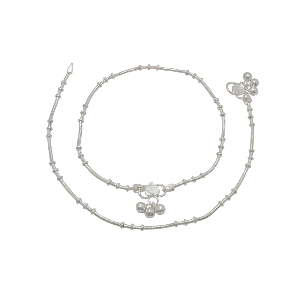 Silver Small Balls Anklet