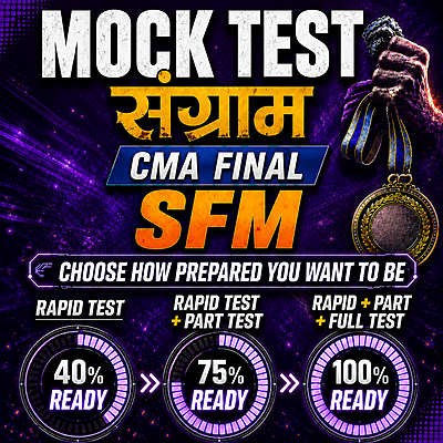 CMA Final SFM (Paper 14) - Mock Test