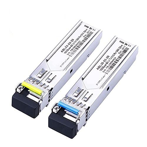 SFP MODULE 1.25G T-1310+1550 PAIR 20km | Transmission Over Single LC SMF Fiber/for SFP Media Converters SFP MODULE 1.25G T-1310+1550 PAIR 20km | Transmission Over Single LC SMF Fiber/for SFP Media Converters