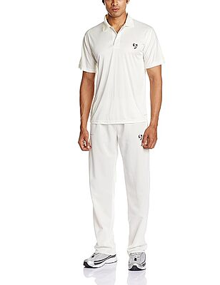 CRICKET WHITE DRESS SET SG CLUB HALF SLEEVE