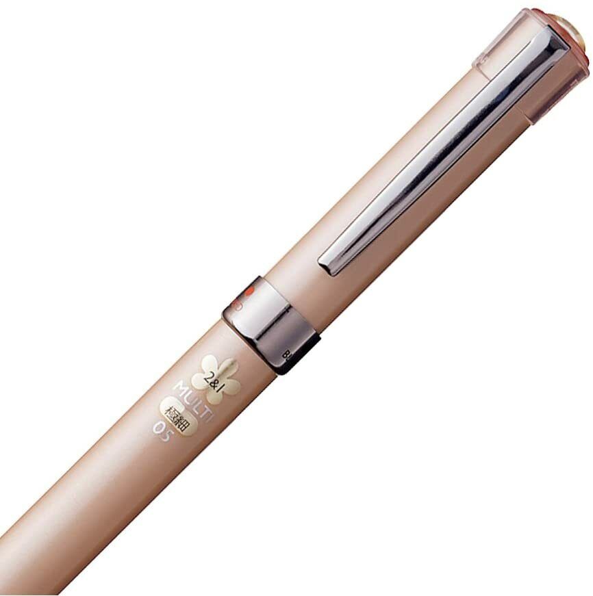 Mitsubishi Pencil Jetstream F 3 Color Ballpoint Pen 0.5 Silky Gold