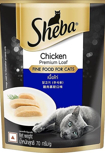 Sheba Chicken Premium Loaf Adult Cat Wet Food