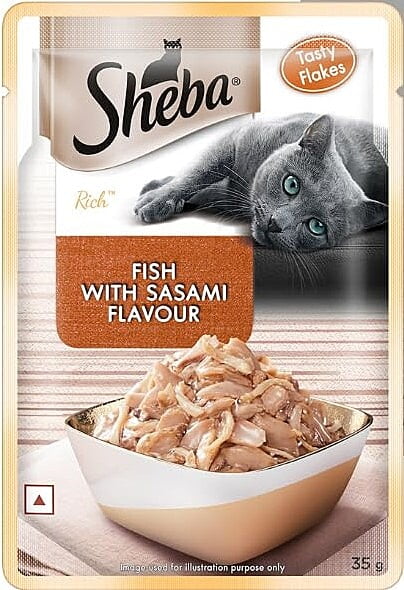 Sheba Fish with Sasami in Gravy Adult Cat Wet Food