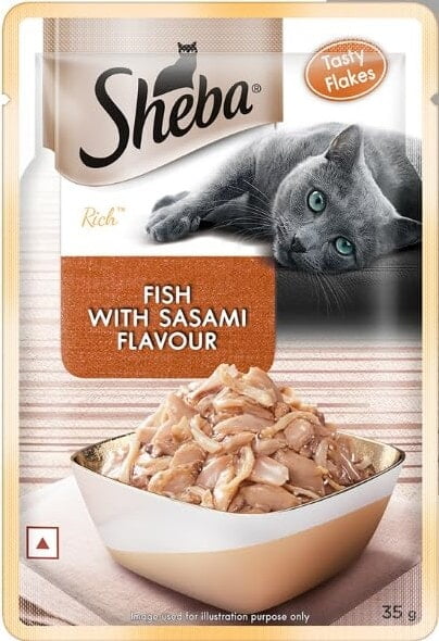 Sheba Fish with Sasami in Gravy Adult Cat Wet Food