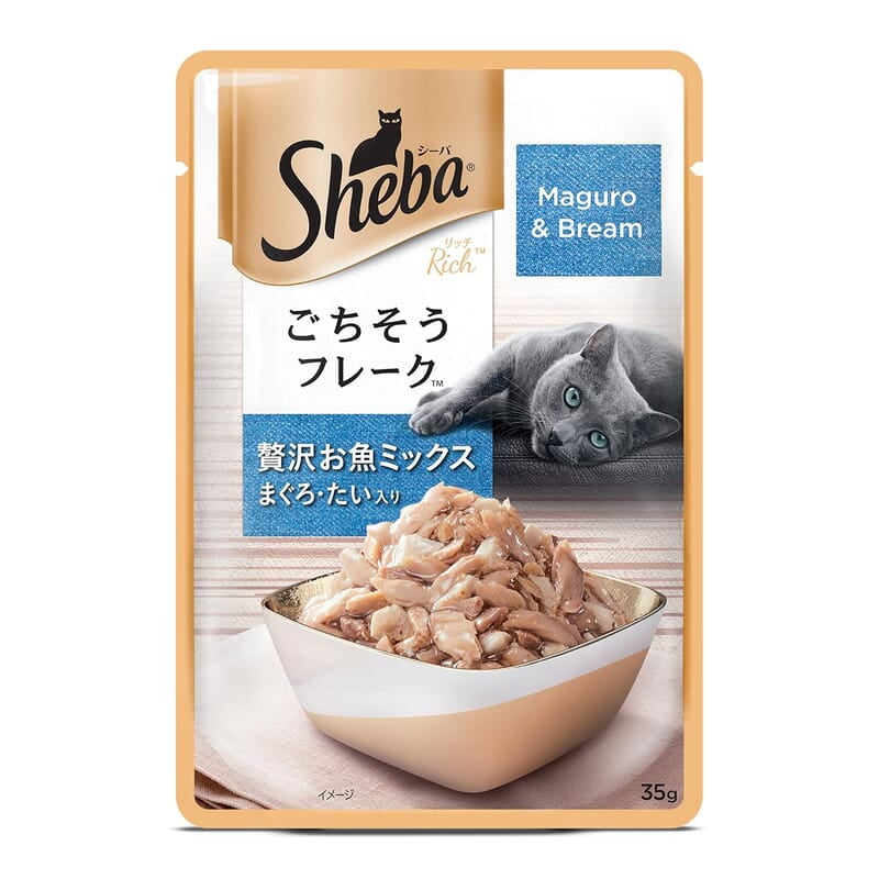 Sheba Maguro and Bream in Gravy Adult Cat Wet Food