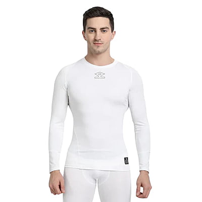 SHREY COMPRESSION LONG SLEEVE TOP (MEDIUM WHITE) SHREY COMPRESSION LONG SLEEVE TOP (MEDIUM WHITE)