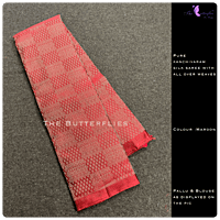 PURE KANCHIVARAM SILK SAREE SHSSKAN20890