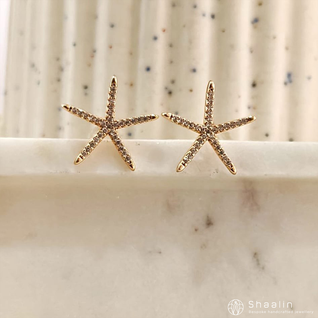 Glowline Minimal Star Design Studs
