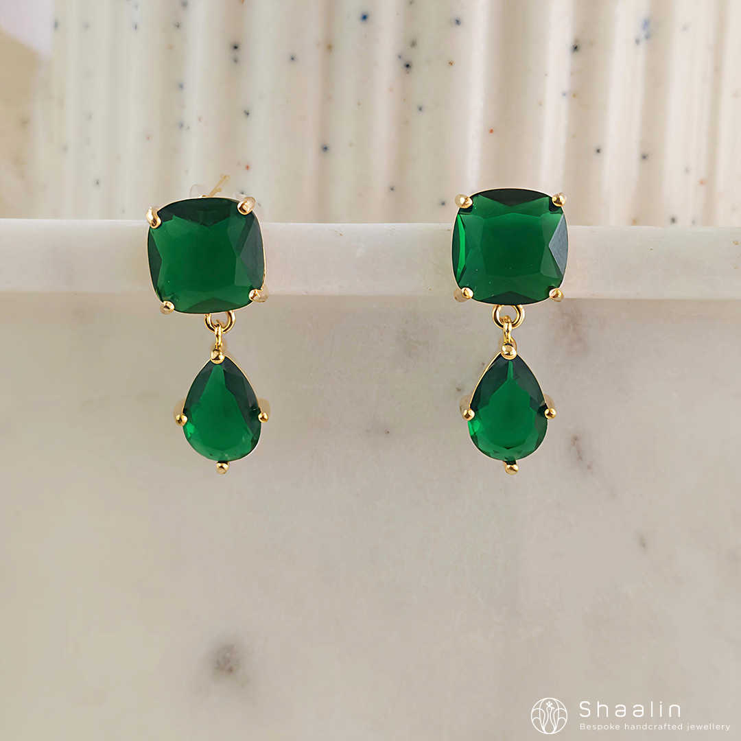 Green Goddess Earrings
