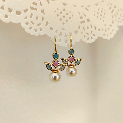 Gold Plated Minimalist Hoops with Sparkling AD Stones