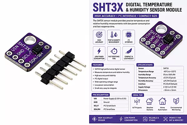 SHT3X- Temperature Sensor