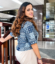 Indigo Printed Shirt