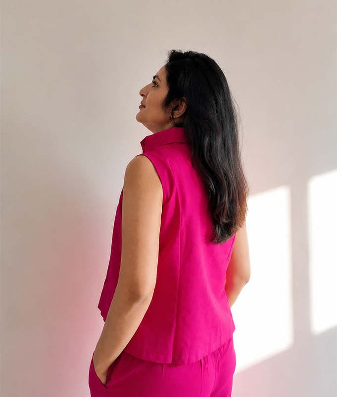 Pink Palm Co-ord Set
