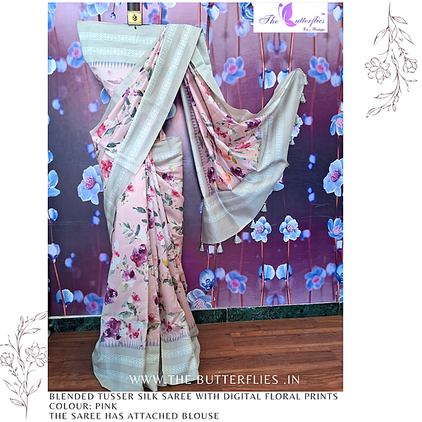 SEMI TUSSER SILK SAREE KCVSTSK22495