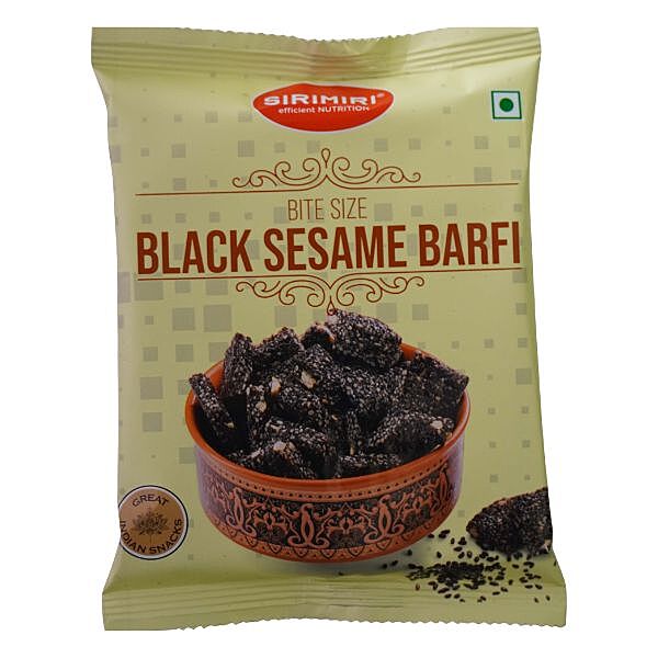 Black Sesame Bite Size Barfi – MRP 70 - Pack of 4