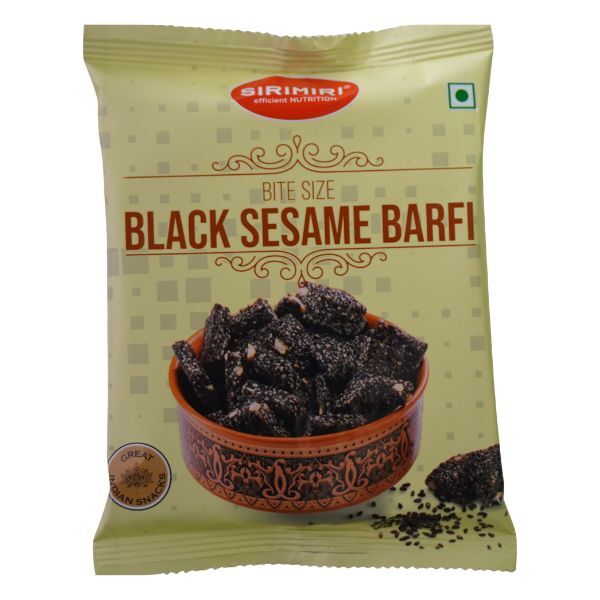 Black Sesame Bite Size Barfi – MRP 70 - Pack of 4