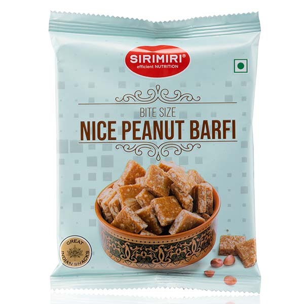 Nice Peanut Barfi Bite Size – MRP 70 - Pack of 4