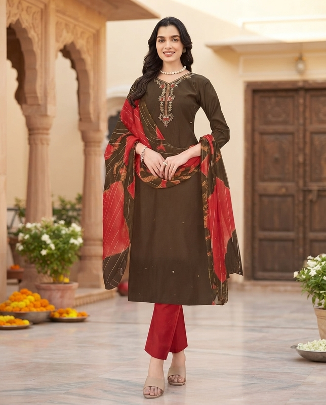 PRATIKSHA 3 PIECE DRESS