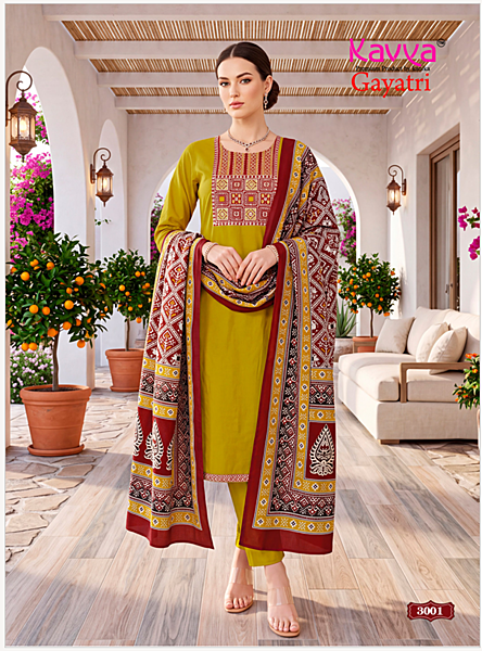 GAYATRI 3 PIECE DRESS