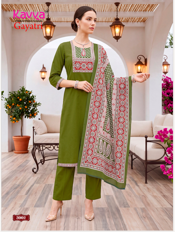 GAYATRI 3 PIECE DRESS