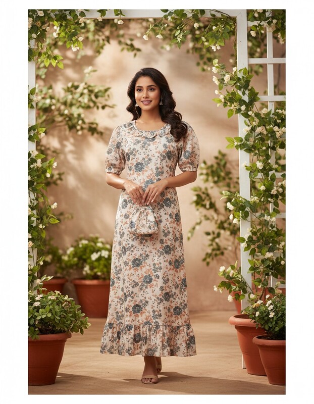 SHAILAJA FROCK MODEL NIGHTIES