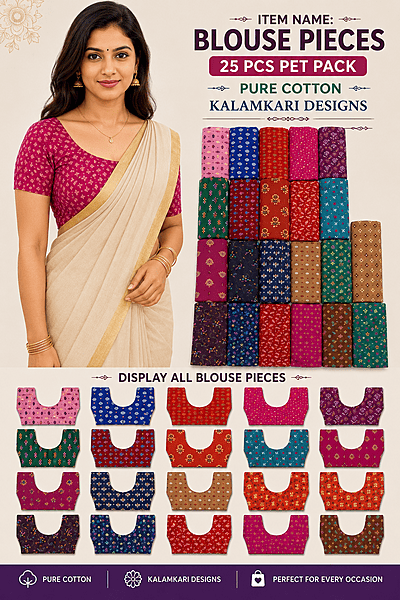 GOURI POOJA 1 Meter Design printed blouse piece