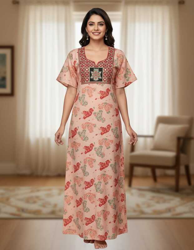 SHAILAJA WORK MODEL NIGHTIES
