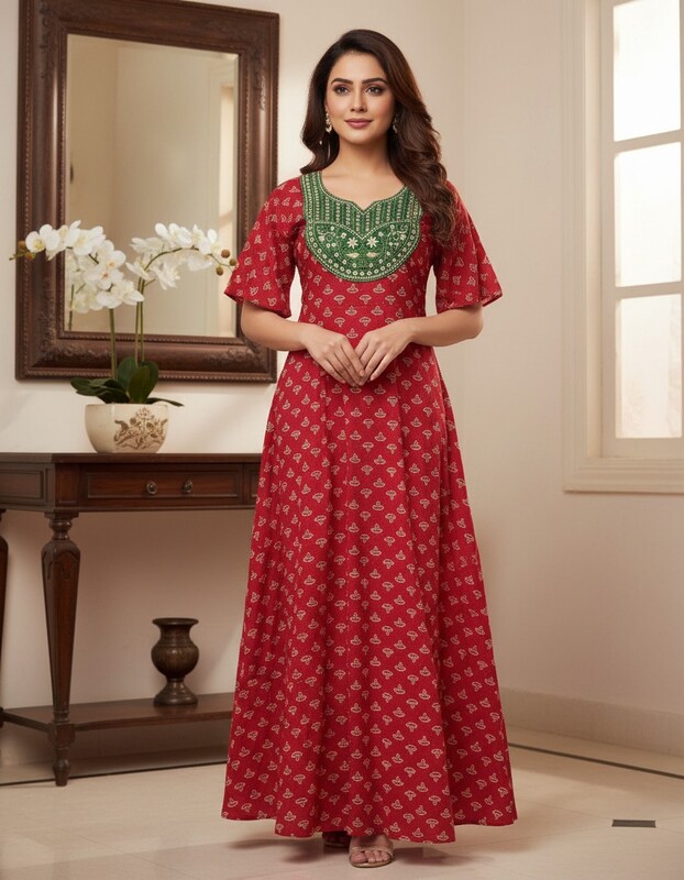 SHAILAJA WORK MODEL NIGHTIES